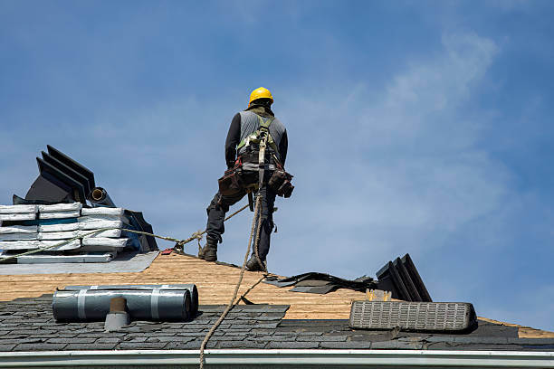 Professional Roofing technician working in Maysville, OK
